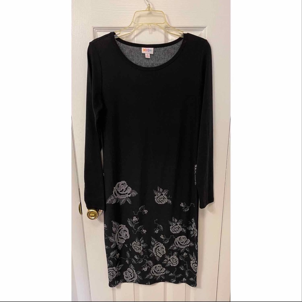 Rose Print Lularoe Debbie dress